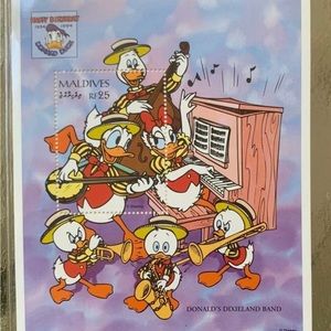 DISNEY Donald's Dixieland Band Stamp